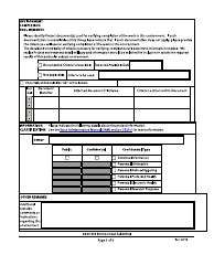 Environment Submittal Form - California, Page 3
