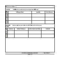 Oracle Database Submittal Form - California, Page 2