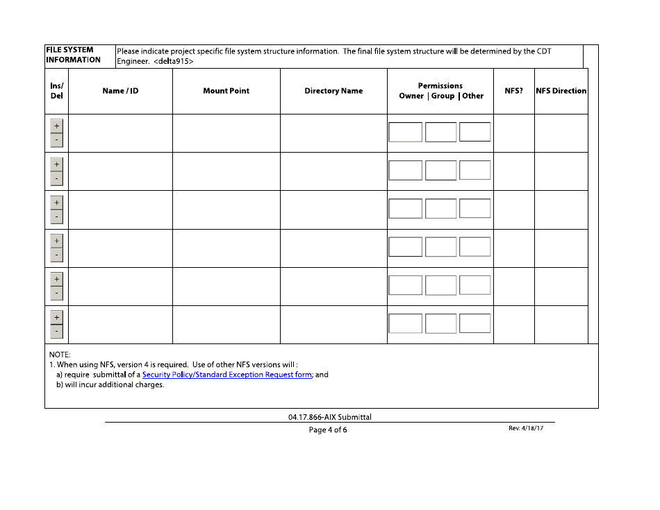 Aix Submittal Form - California, Page 4