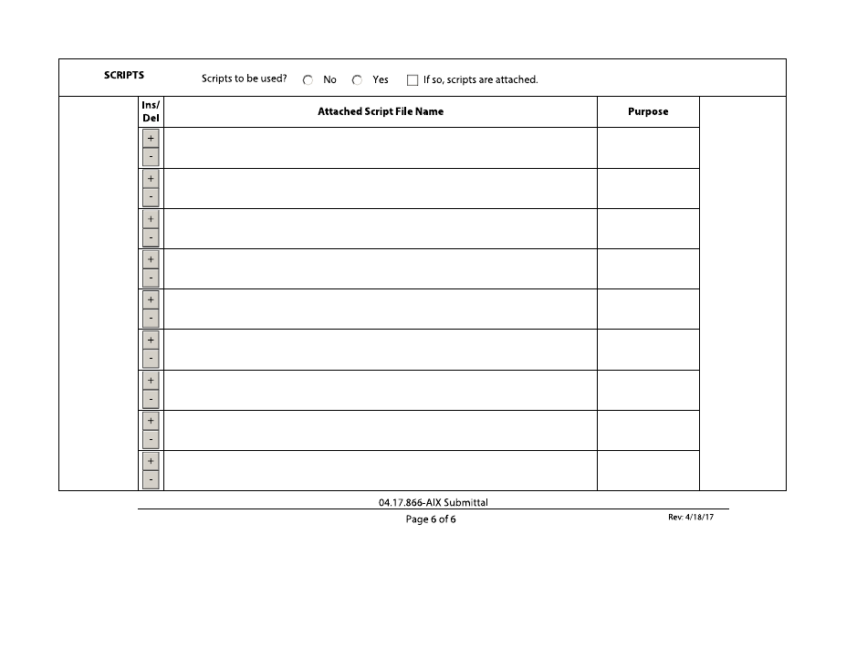 Aix Submittal Form - California, Page 6