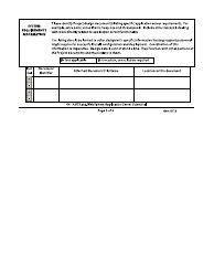 Websphere Application Server Submittal Form - California, Page 2