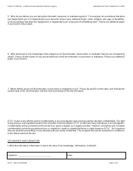 DTSC Form 1443 Complaint Form for Denial of Services - California, Page 2