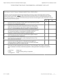 DTSC Form 1151 Tiered Permitting Phase I Environmental Assessment Checklist - California, Page 4