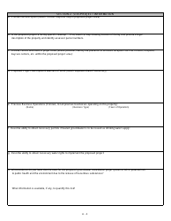 Groundwater Remediation Loan Program Application Supplement Form - California, Page 2