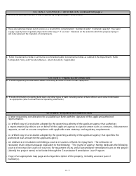 Groundwater Remediation Loan Program Application Supplement Form - California, Page 3