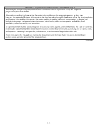 Groundwater Remediation Loan Program Application Supplement Form - California, Page 4