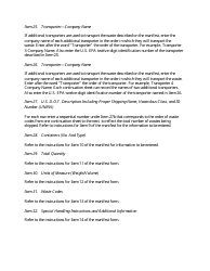 Instructions for EPA Form 8700-22 Uniform Hazardous Waste Manifest, Page 10