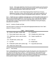 Instructions for EPA Form 8700-22 Uniform Hazardous Waste Manifest, Page 3