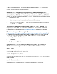 Instructions for EPA Form 8700-22 Uniform Hazardous Waste Manifest, Page 9