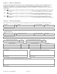 Form DE999CA Multi-Agency Form for Offer in Compromise - California, Page 5