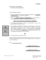 Amendment of California Stock Corporations - California, Page 4