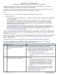 Form RA-100 Resignation of Agent for Service of Process - California