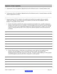 Form VCFCF-300 Application for Payment - California, Page 8
