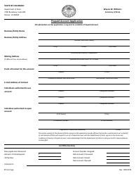 Prepaid Account Application - Colorado, Page 2