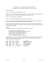 Form LE-21 Schedule A Distribution of Proceeds - Colorado, Page 4