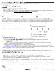 Document preview: Formulario 400 Declaration Jurada Y Portada De Uocava - Colorado (Puerto Rican Spanish)