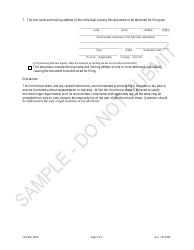 Statement of Trade Name Withdrawal - Sample - Colorado, Page 2