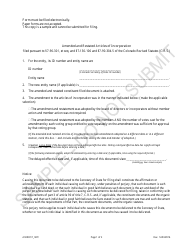 Amended and Restated Articles of Incorporation - Nonprofit Corporations - Sample - Colorado
