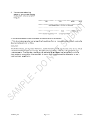 Amended and Restated Articles of Incorporation - Nonprofit Corporations - Sample - Colorado, Page 2