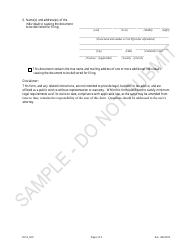 Articles of Dissolution - Nonprofit Corporations - Sample - Colorado, Page 2