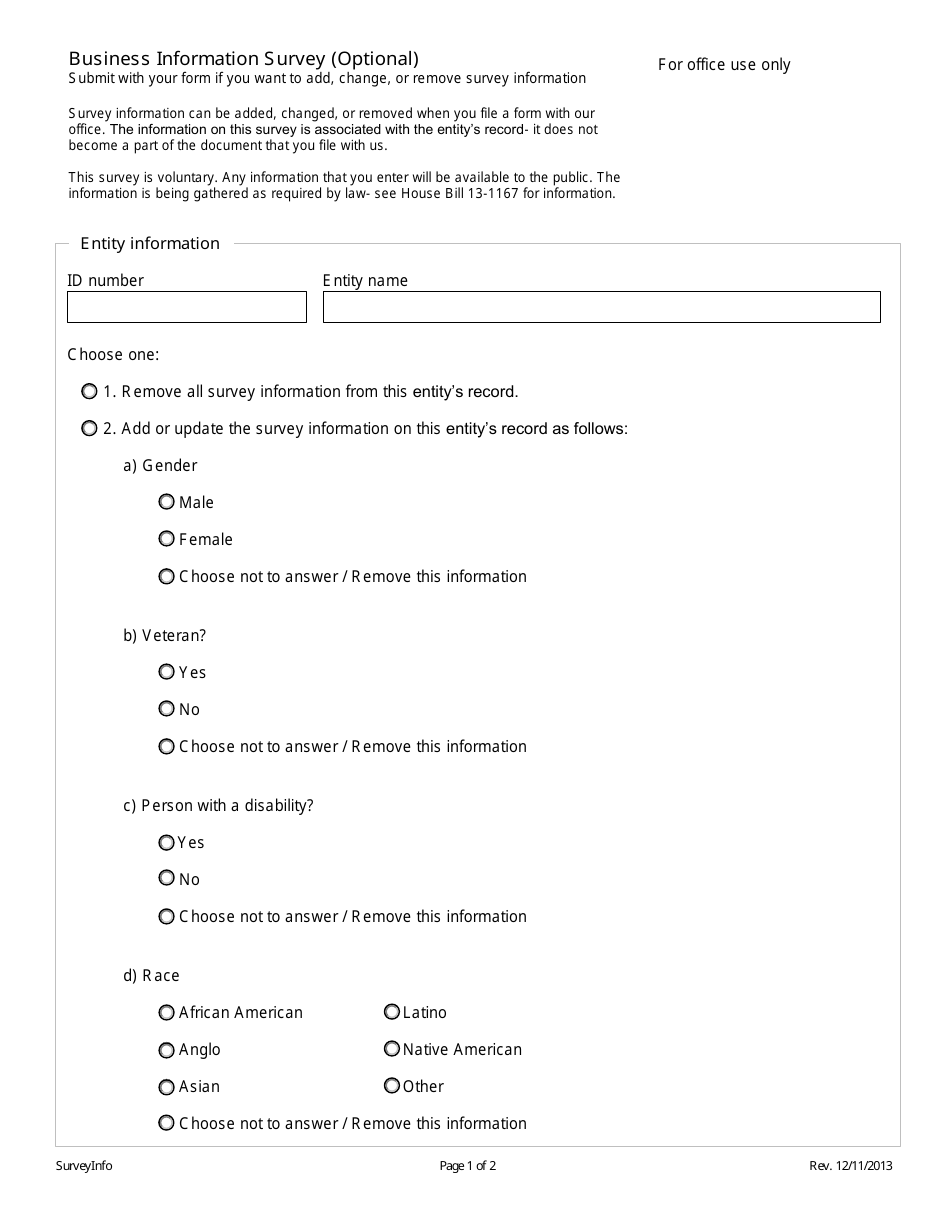 Statement of Correction Correcting a Mistakenly Filed Foreign Entity That Was Meant to Be a Domestic Entity - Nonprofit Corporations - Colorado, Page 6