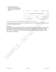 Statement of Change Changing the Entity Form - Sample - Colorado, Page 2