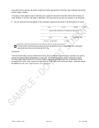Statement of Change of Trademark Information Changing the Address for Service of Process - Sample - Colorado, Page 2
