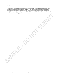 Statement of Change of Trademark Information Changing the Registered Agent Information - Sample - Colorado, Page 3