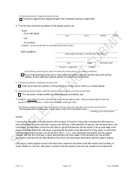 Certificate of Limited Partnership - Sample - Colorado, Page 2