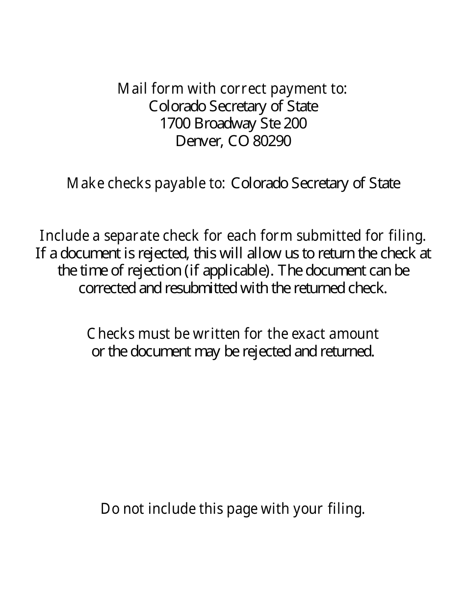 Statement of Partnership Authority - Miscellaneous Partnerships - Colorado, Page 4