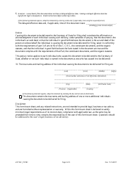 Statement of Correction Correcting a Mistakenly Filed Foreign Entity That Was Meant to Be a Domestic Entity - Public Benefit Corporations - Colorado, Page 5