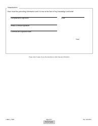 Lobbyist Complaint Form - Colorado, Page 2