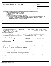 Document preview: CDOT Form 299 Junkyard Permit Application - Colorado