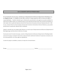 Formulario Para Ayuda a Clientes - Connecticut (Spanish), Page 2