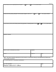 Form DCF-Probate-023 Educational Statement for a Child of a Probate Court Custodian/Guardian Applicant - Connecticut, Page 2