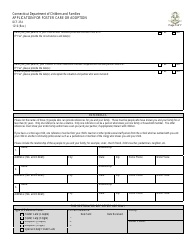 Form DCF-354 Application for Foster Care or Adoption - Connecticut, Page 5