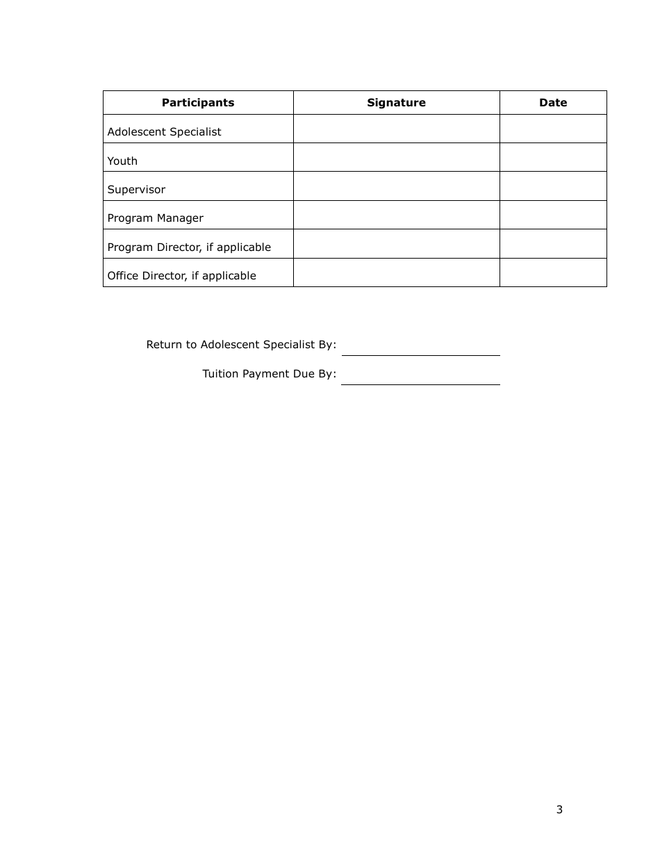 Form DCF-632 Financial Assistance Required for Post-secondary Education - Connecticut, Page 3