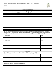 Form DCF-739 Application for Reimbursement for Non-recurring Adoption Expenses - Connecticut, Page 2