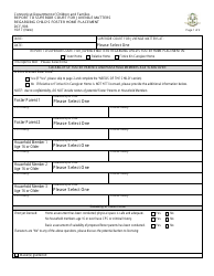 Form DCF-906 Report to Superior Court for Juvenile Matters Regarding Child&#039;s Foster Home Placement - Connecticut