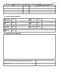 Form DCF-824 Significant Event Report Form - Connecticut, Page 3