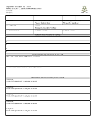 Document preview: Form DCF-2048 Permanency Planning Team Rating Sheet - Connecticut
