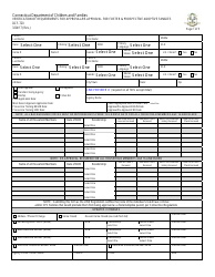 Form DCF-720 &quot;Verification of Requirements for Approval/Re-approval for Foster &amp; Prospective Adoptive Families&quot; - Connecticut