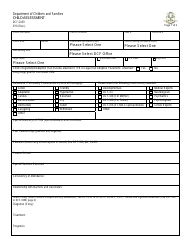 Form DCF-2039 Child Assessment - Connecticut