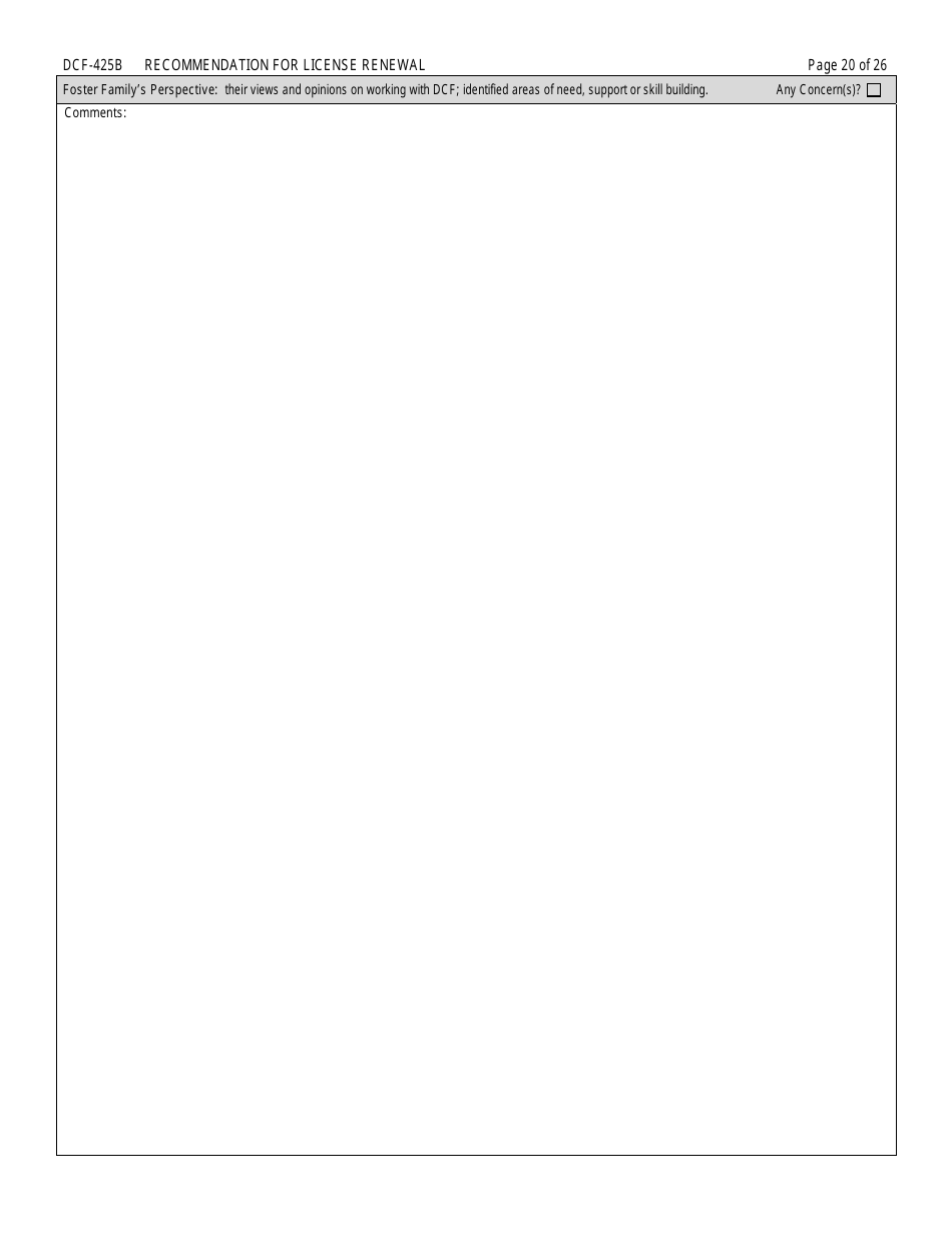 Form DCF-425B Recommendation for License Renewal - Connecticut, Page 20