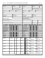 Form DCF-472 Family Assessment - for Use With Foster and Adoptive Homes - Connecticut, Page 2