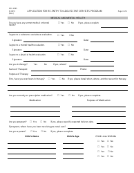 Form DCF-2095 Application for Re-entry to Adolescent Services Program - Connecticut, Page 3