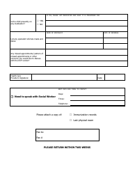 Form DCF-Probate-2147 Medical Questionnaire/Request for Information - Connecticut, Page 2