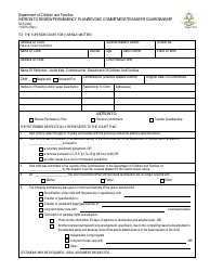 Form DCF-2240 Motion to Review Permanency Plan/Revoke Commitment/Transfer Guardianship - Connecticut