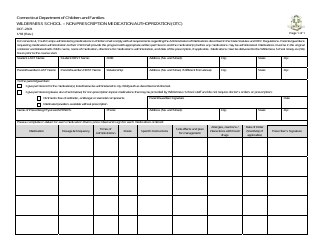 Document preview: Form DCF-2303 Non-prescription Medication Authorization (OTC) - Connecticut