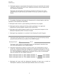 Form DCF-2252 Community Housing Employment Enrichment (Cheer) Conract - Connecticut, Page 2